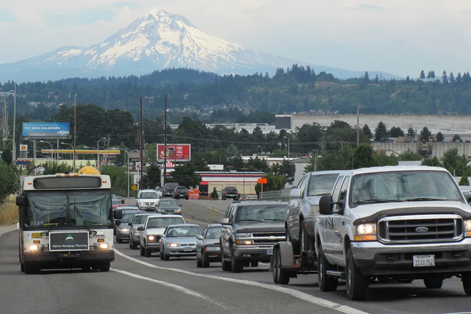 Mt. Hood and Traffic